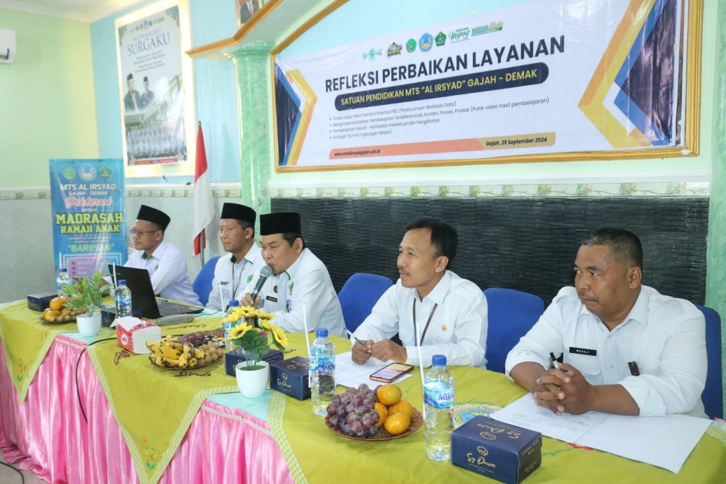 Monitoring dan evaluasi bos 2024 di mts al irsyad gajah
